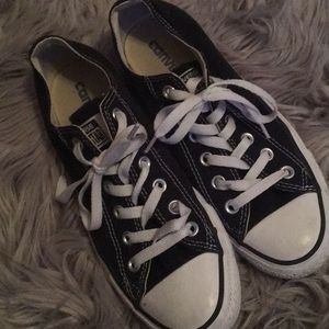 Black and White Converse